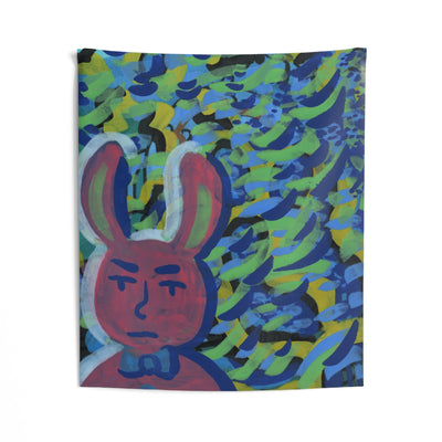 Bunny Dude Indoor Wall Tapestry