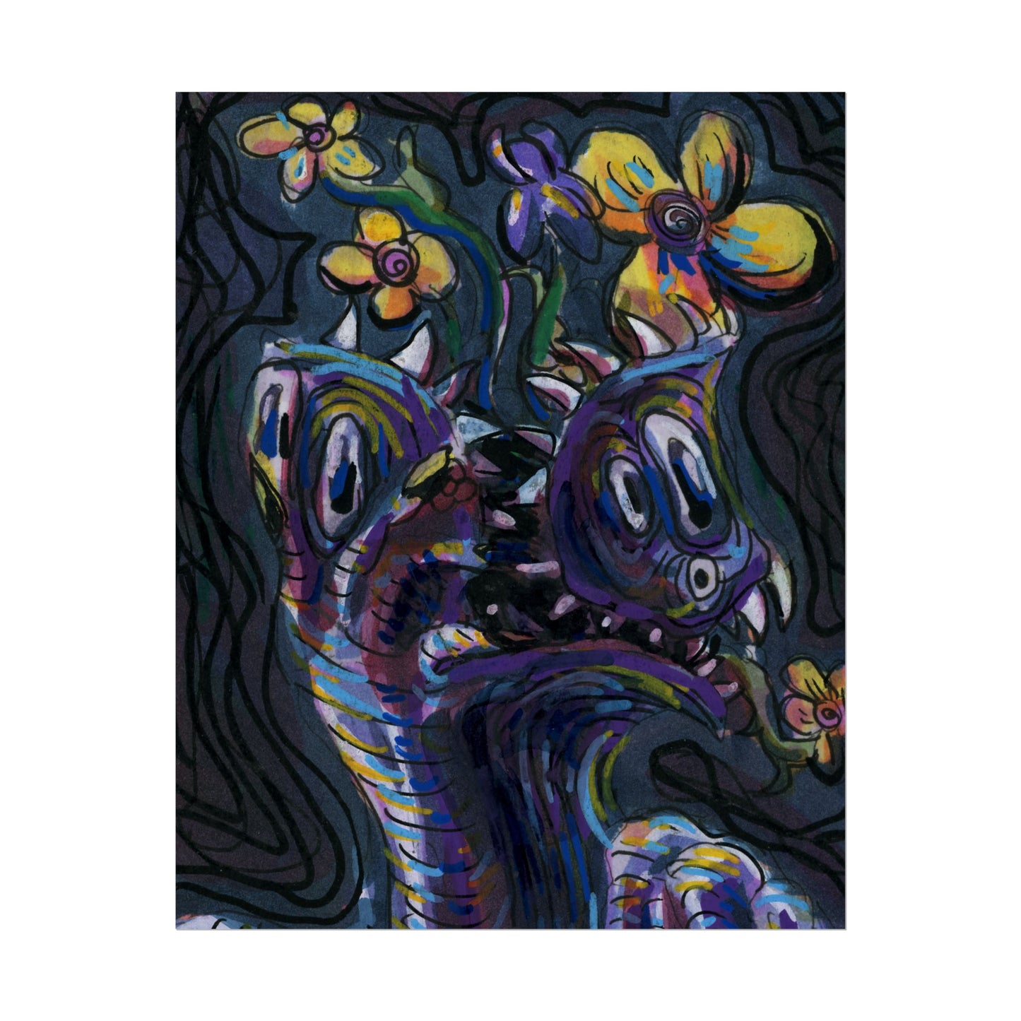 "Flower Friend" poster