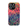 Colorful Squiggly Lines Tough Phone Cases