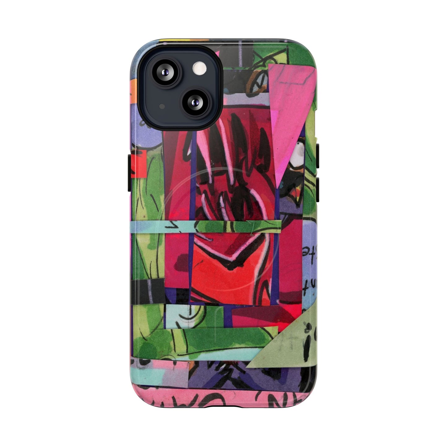 Abstracted Demon Tough Magnetic Cases
