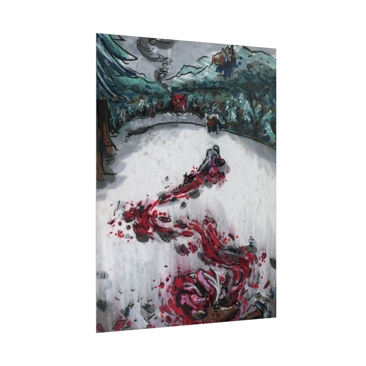 "Bloody Snow" poster