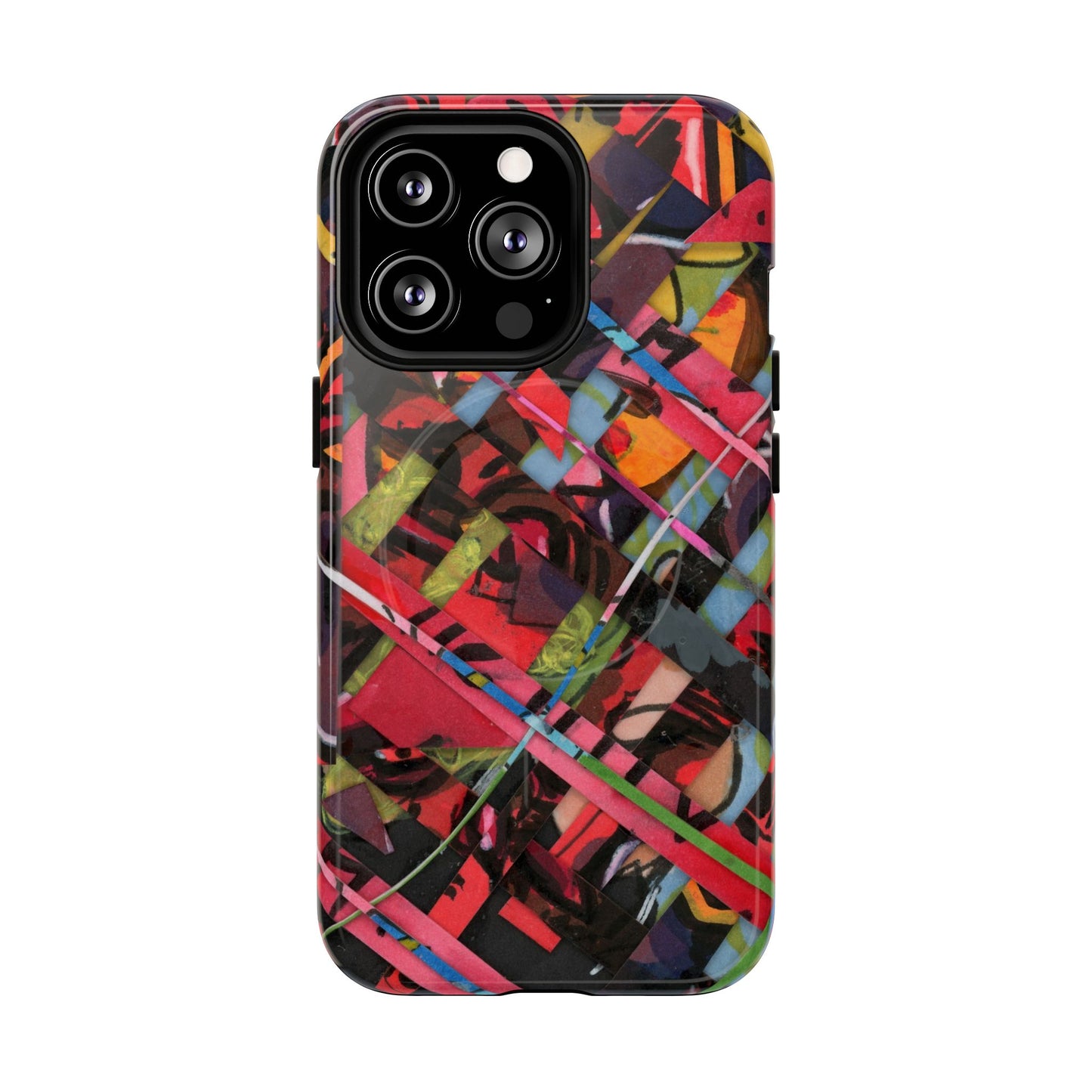 Abstracted Scraps Tough Magnetic Cases
