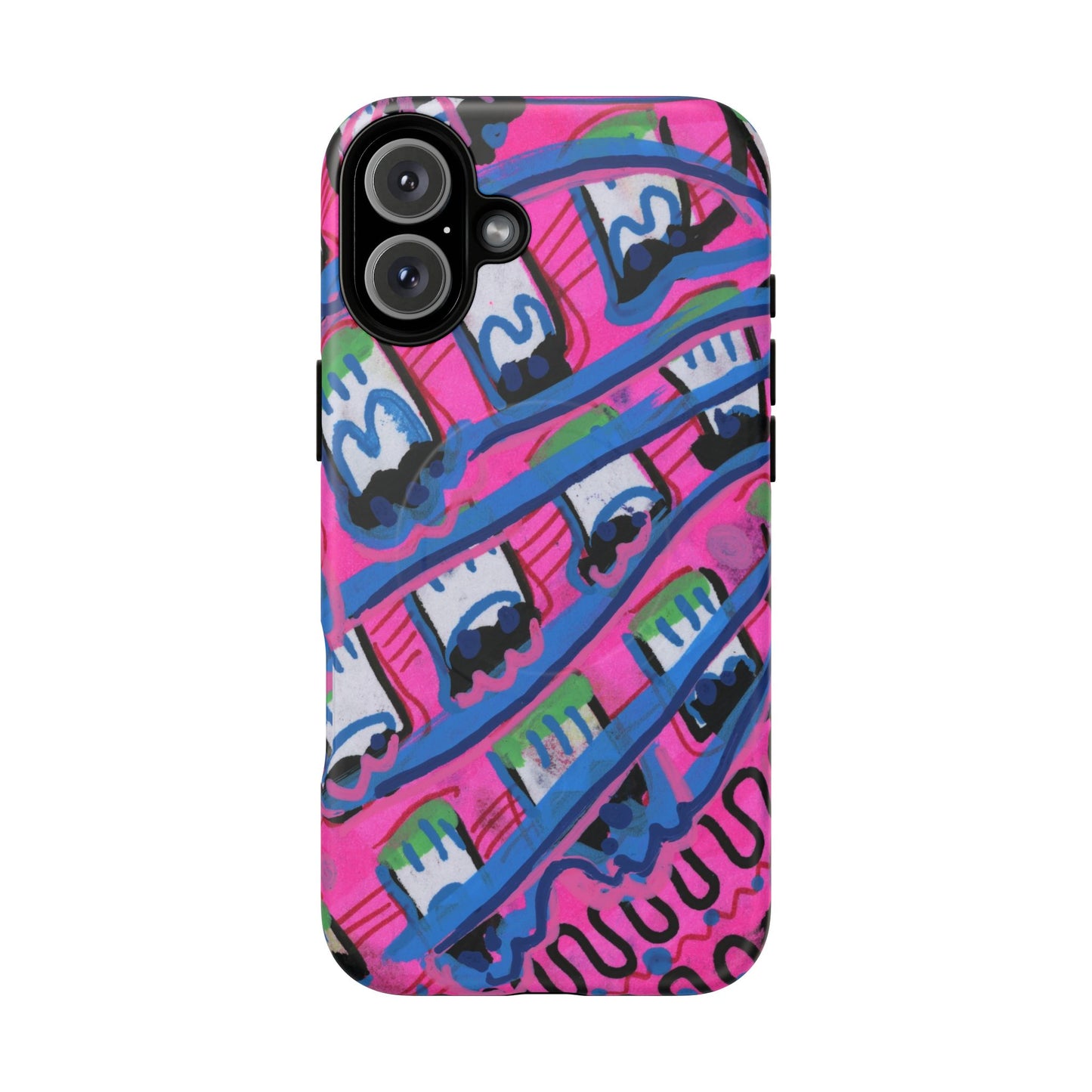 Pink Blast Tough Magnetic Case