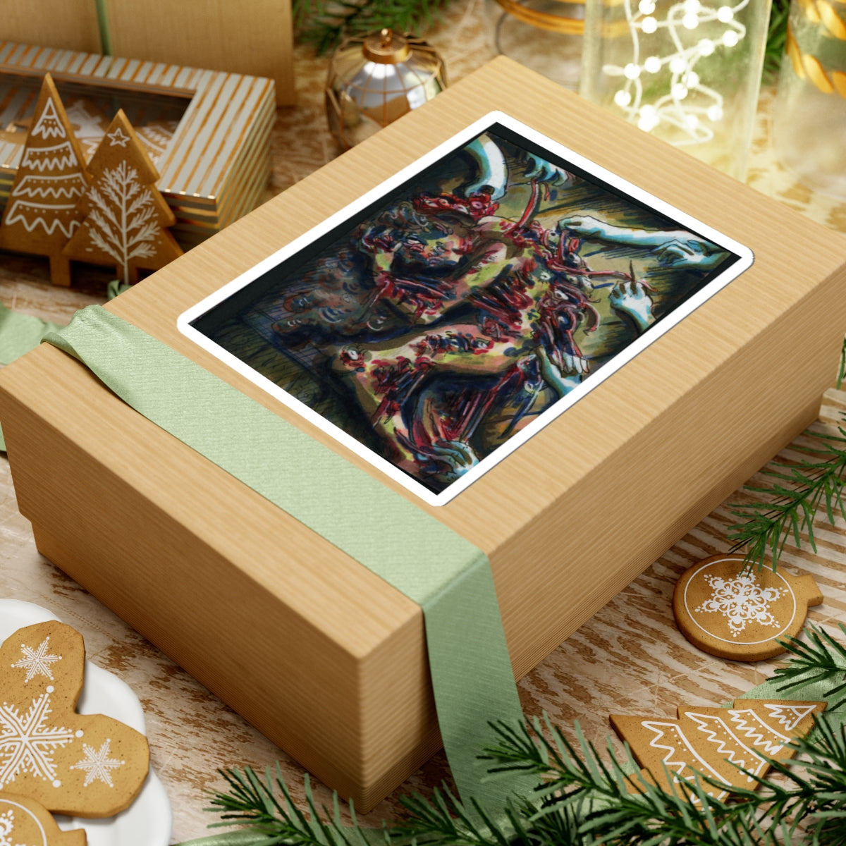 "Flesh Prison" sticker