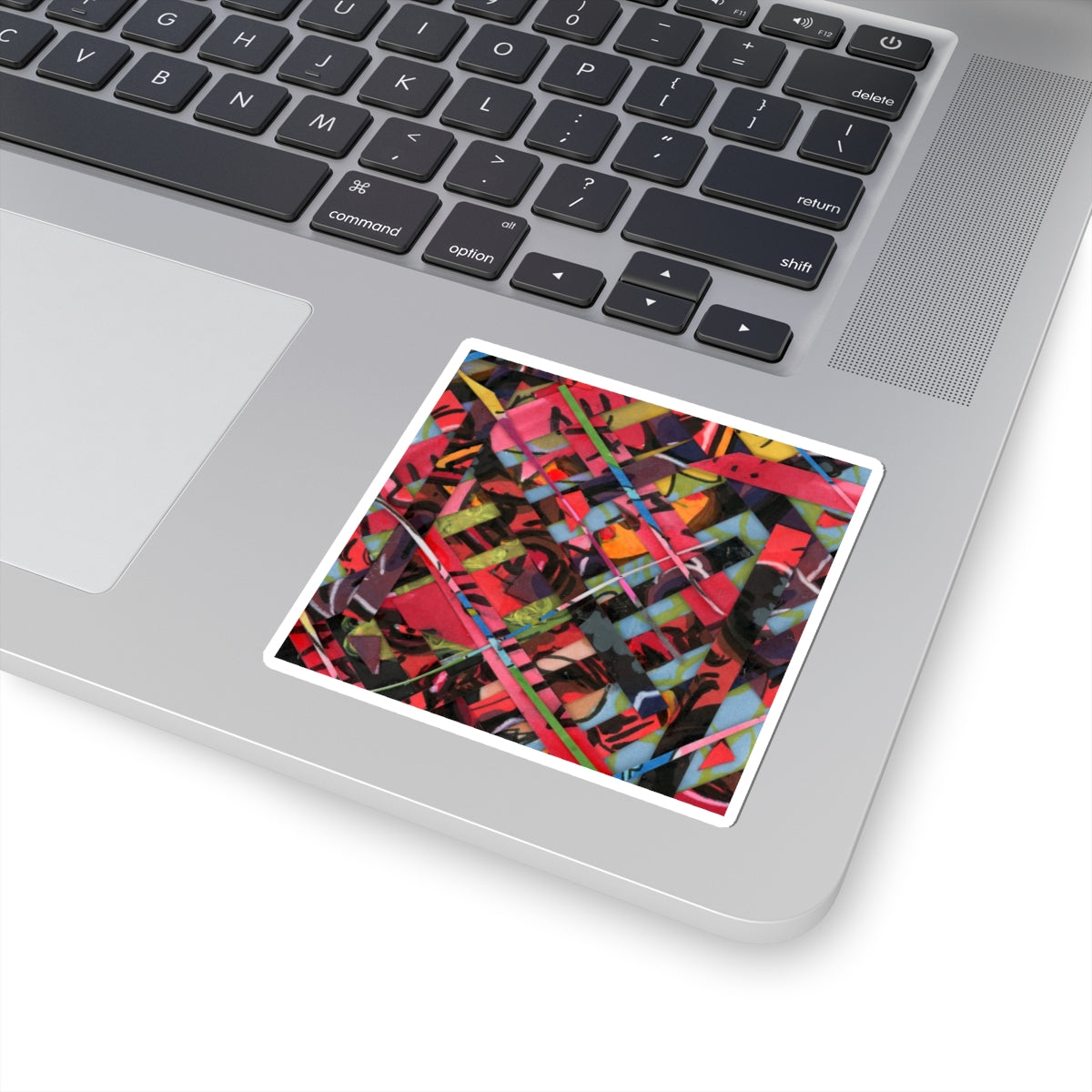 Abstracted Scraps Kiss-Cut Sticker