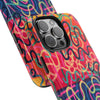 Colorful Squiggly Lines Tough Phone Cases