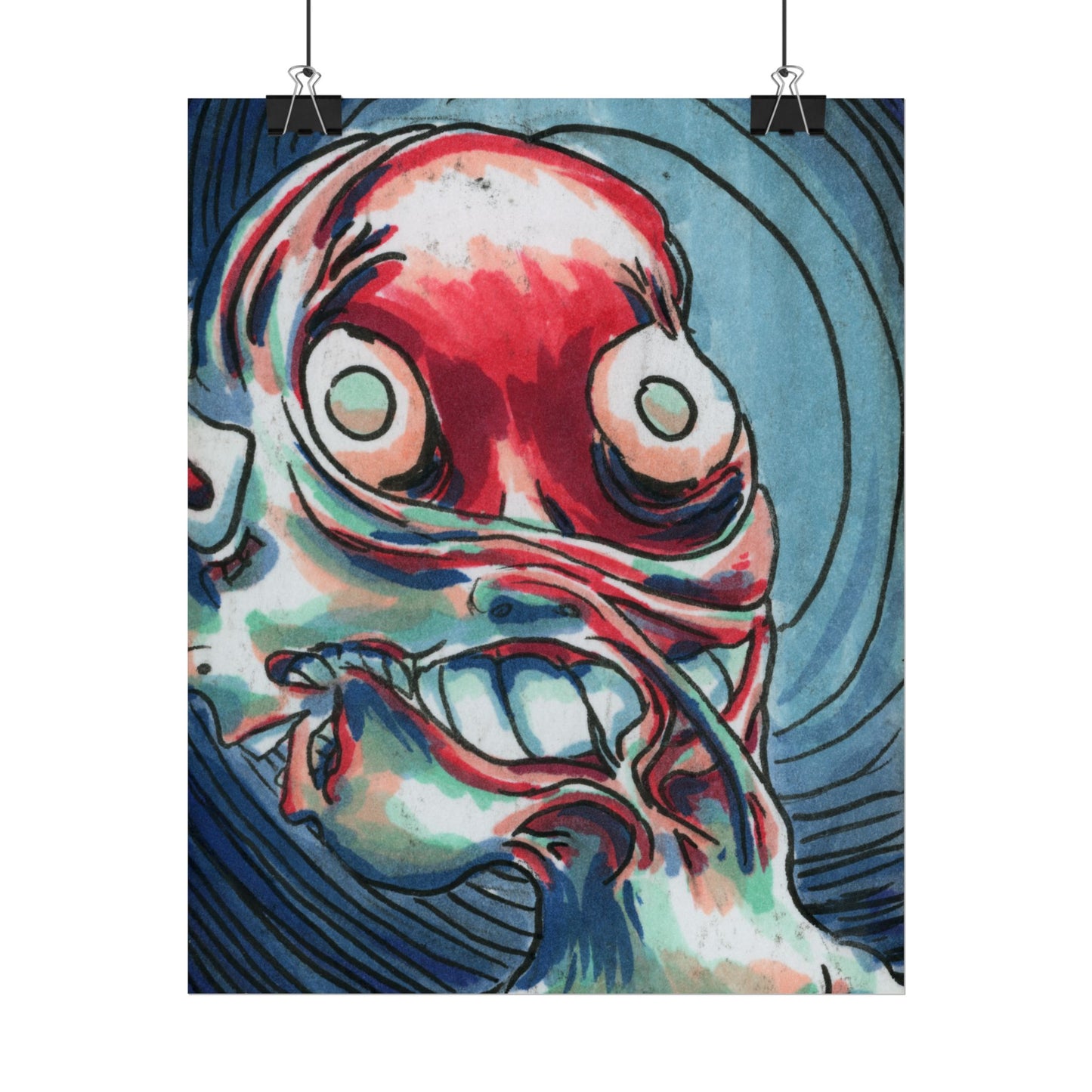 "Prolonged Eye Contact" poster