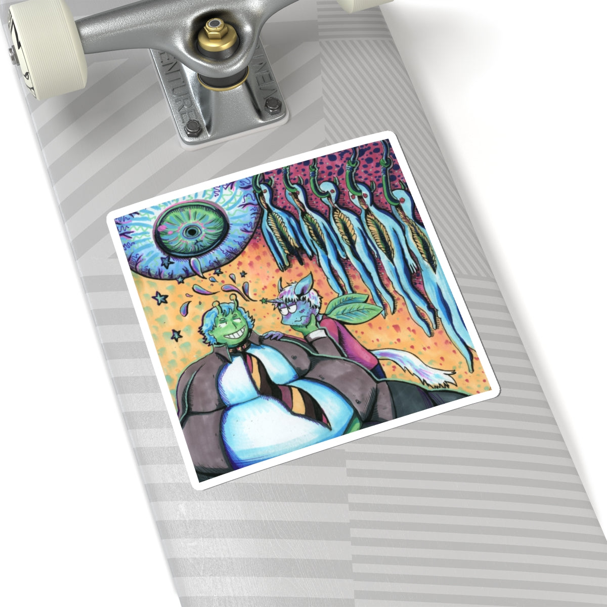Nevets and Twinkle Kiss-Cut Sticker