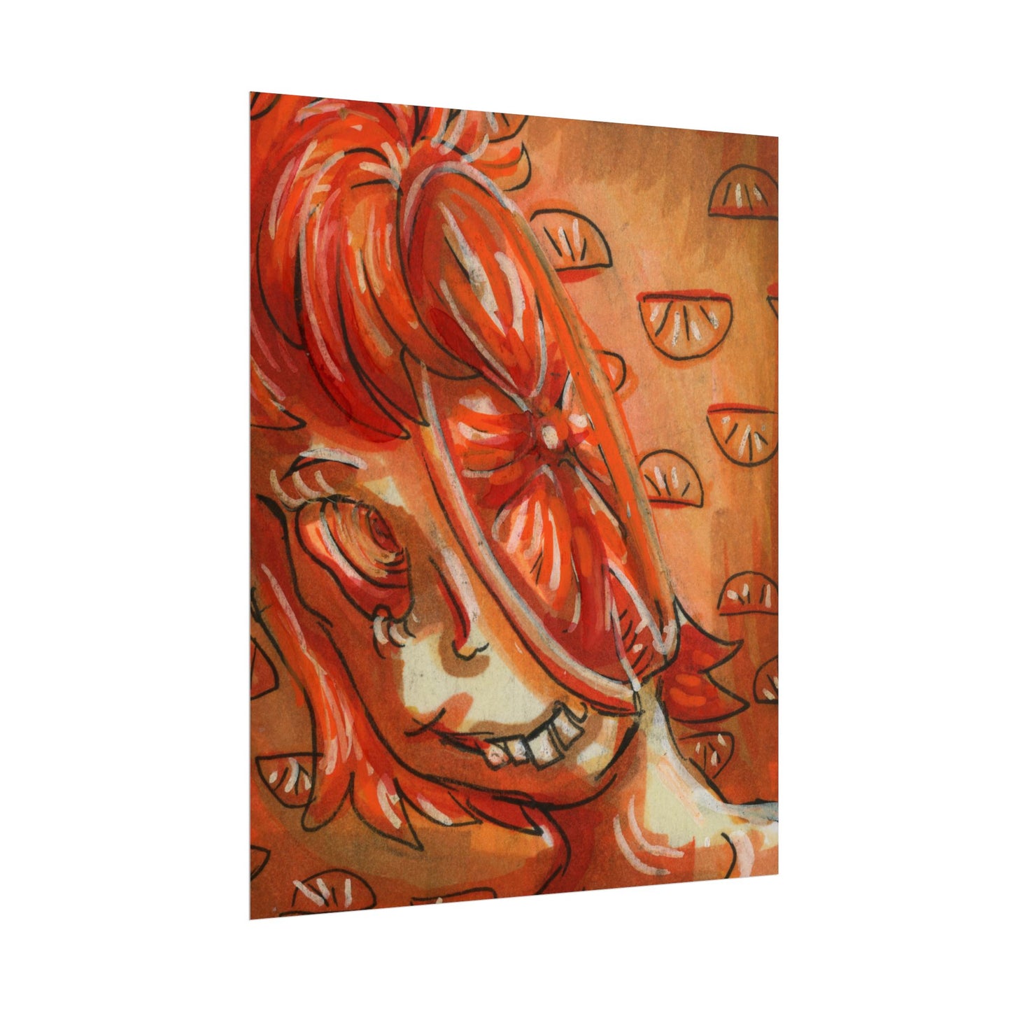 "Orange Brain" poster