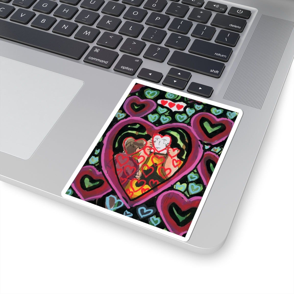 Toxic Love Kiss-Cut Sticker