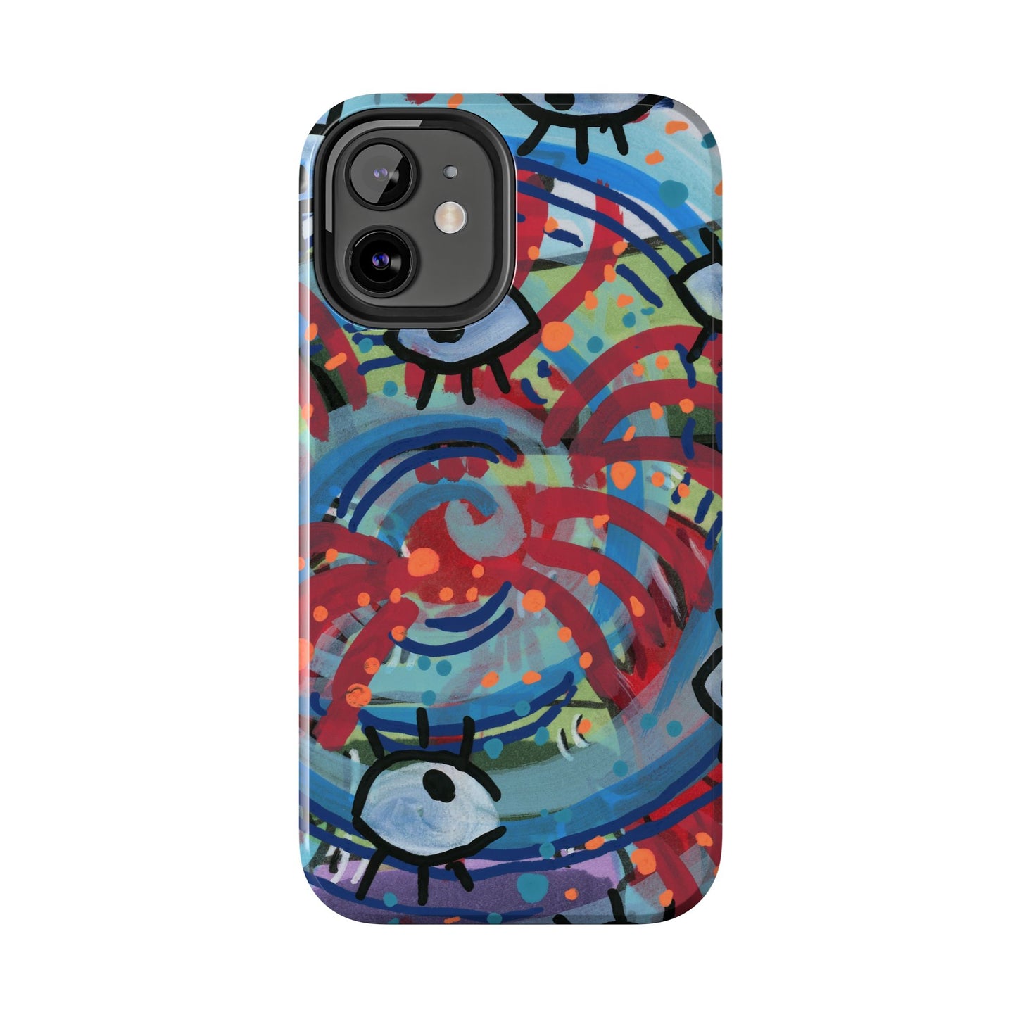 Eyeball Attack Tough Phone Cases
