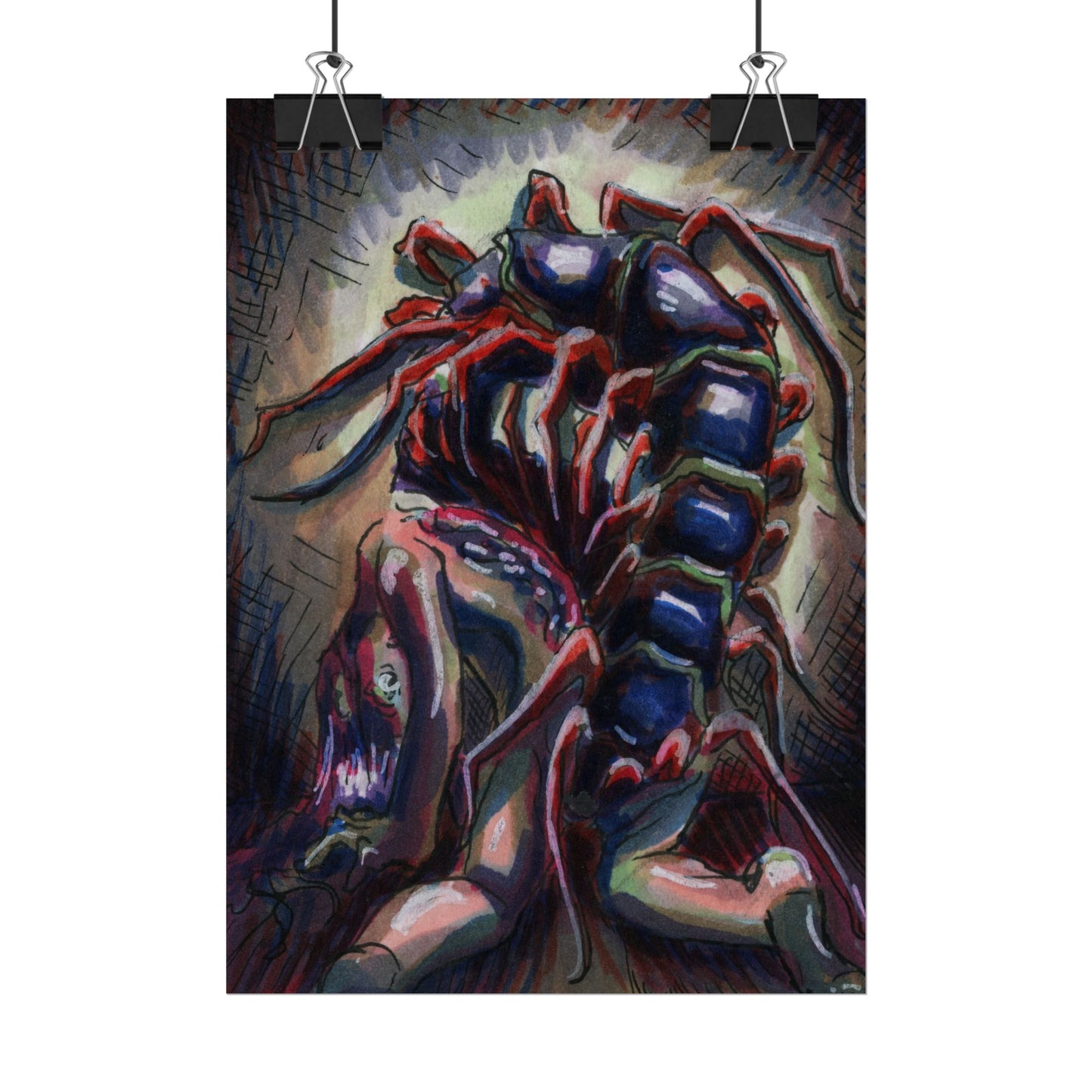 "Centipede Lady" poster