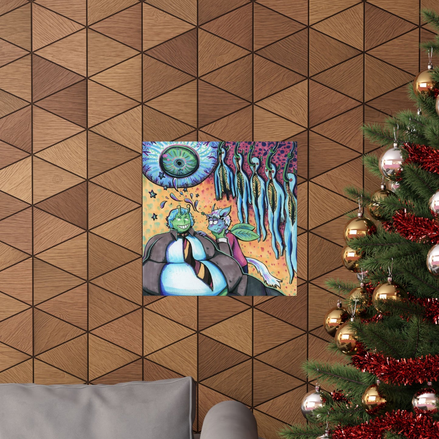 Nevets and Twinkle Matte Vertical Poster