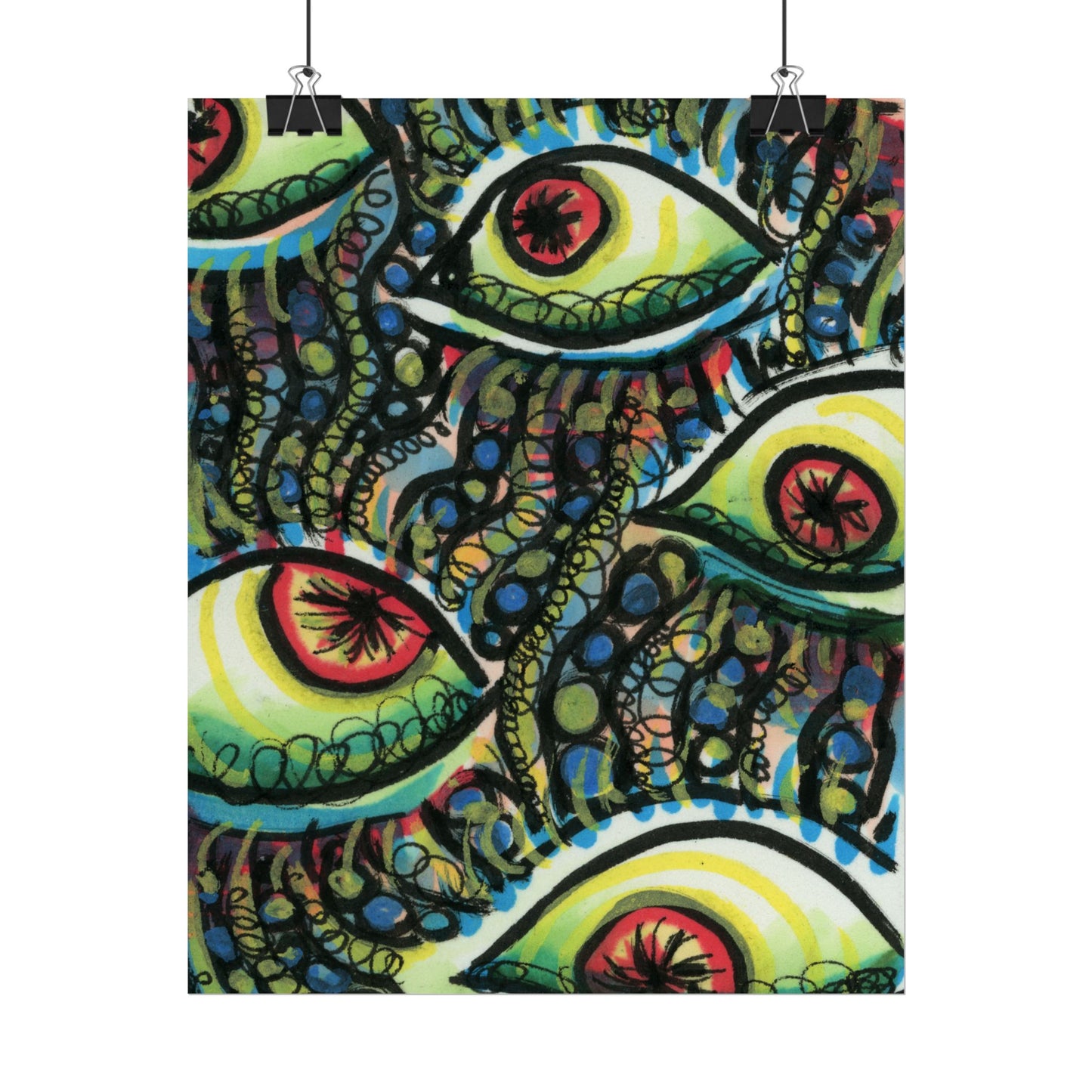 "Trippy Eyeball" poster