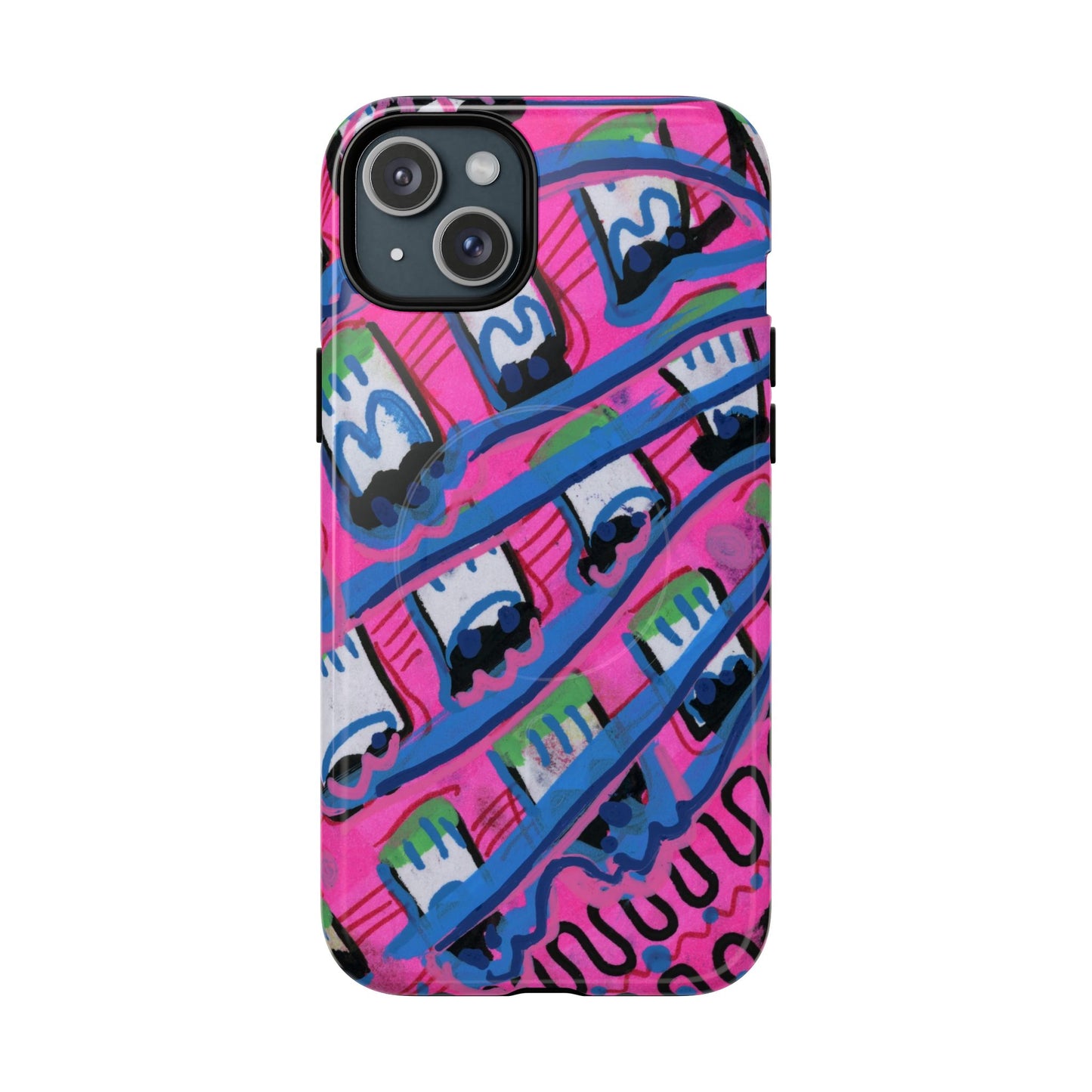 Pink Blast Tough Magnetic Case
