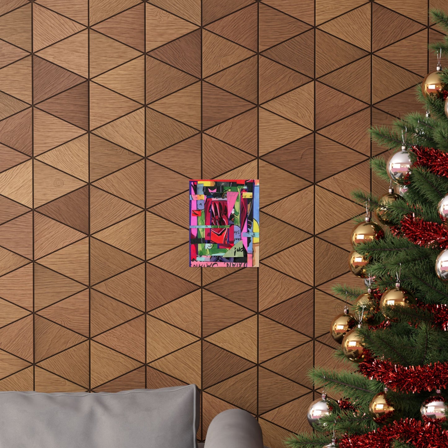 Abstracted Demon Matte Vertical Poster