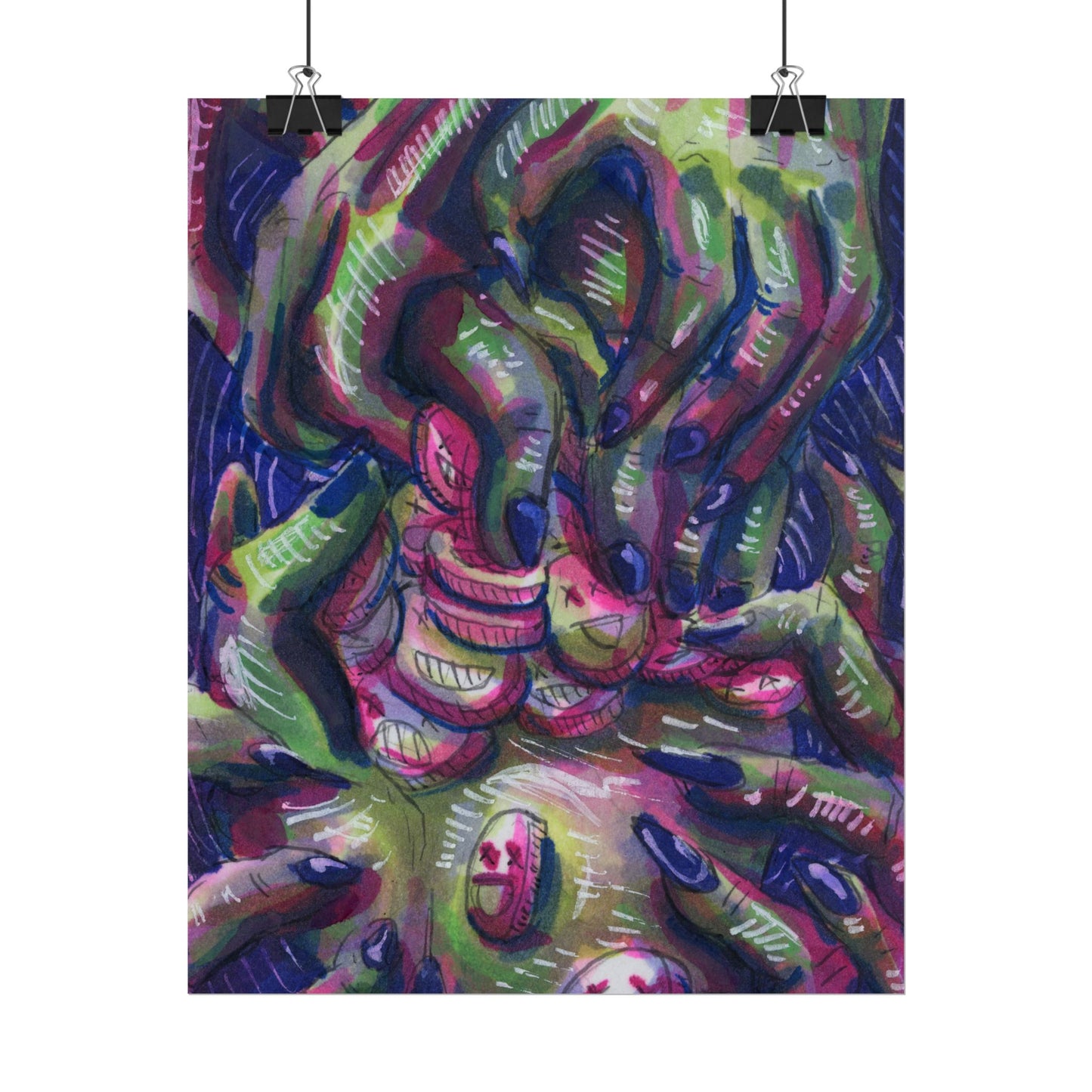 "Unclench my Fist" poster