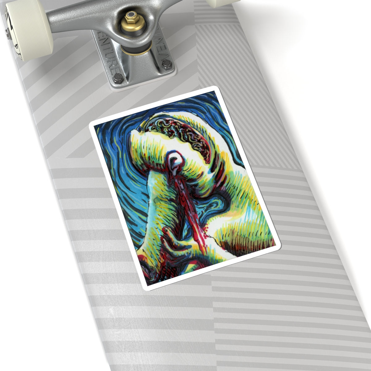 "Face Sludge Slam" sticker