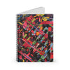 Abstracted Scraps Spiral Notebook - Ruled Line