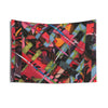 Abstracted Scraps Indoor Wall Tapestry