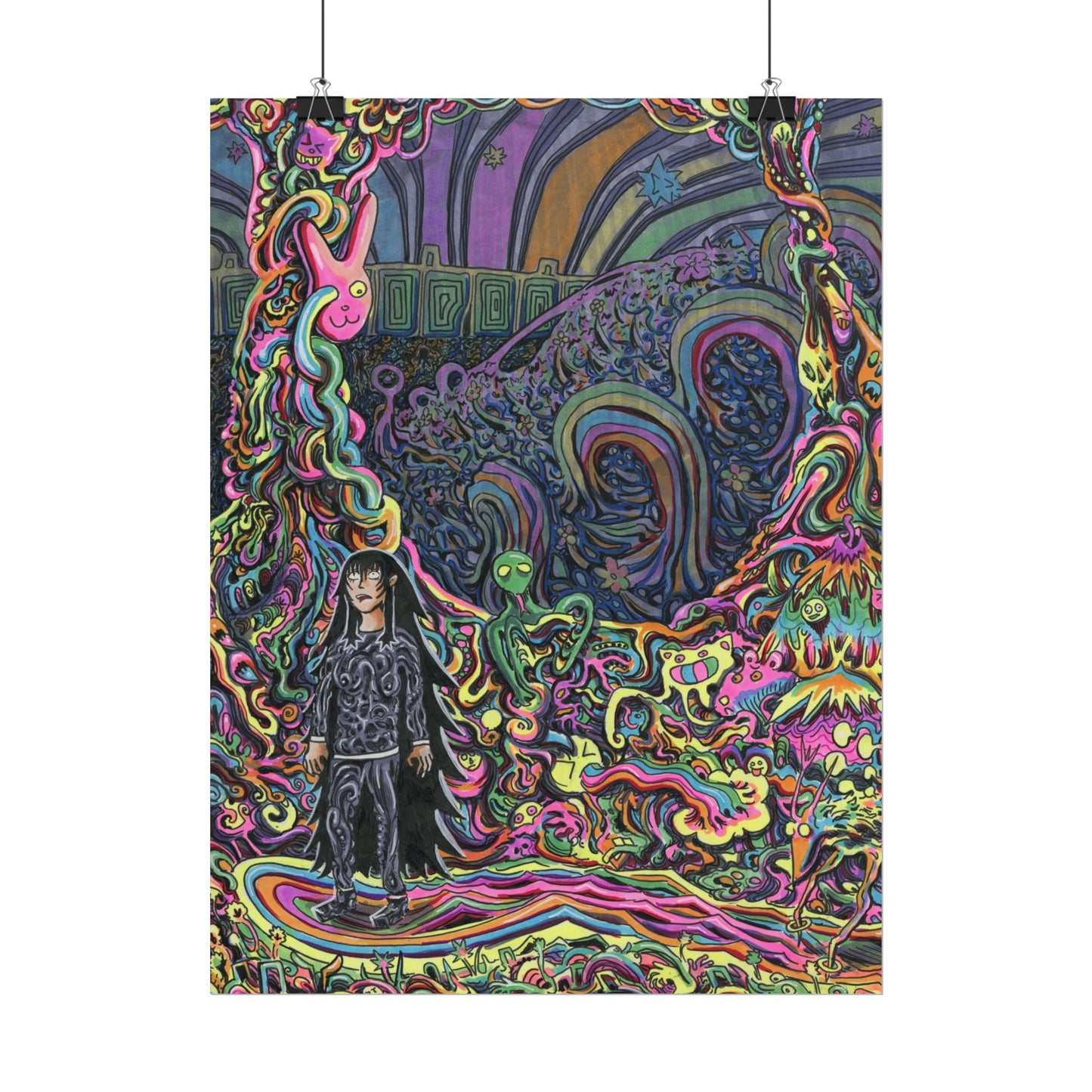 "Welcome to Floofle World" Print