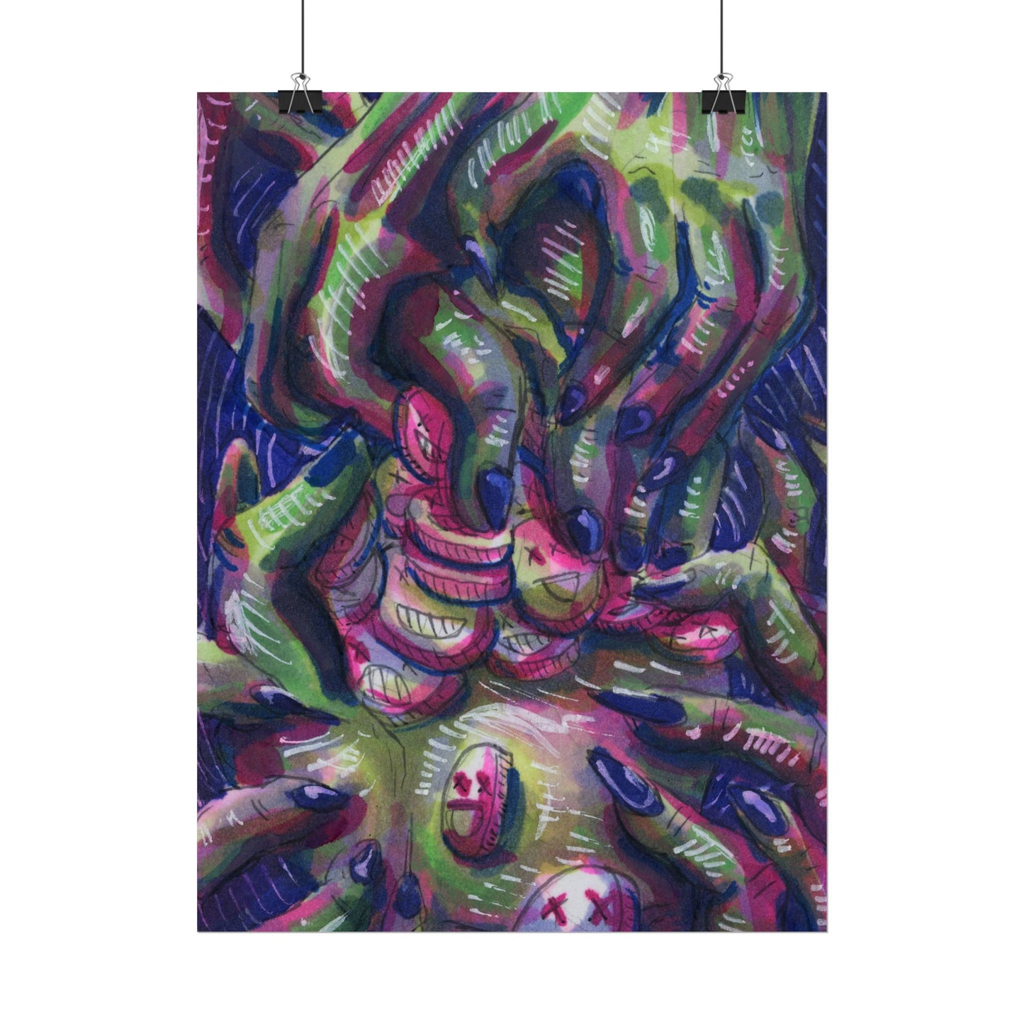 "Unclench my Fist" poster