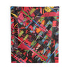 Abstracted Scraps Indoor Wall Tapestry