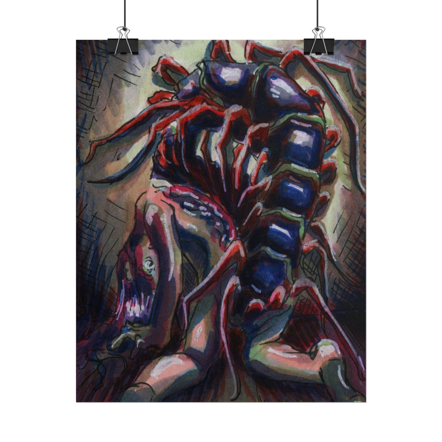 "Centipede Lady" poster