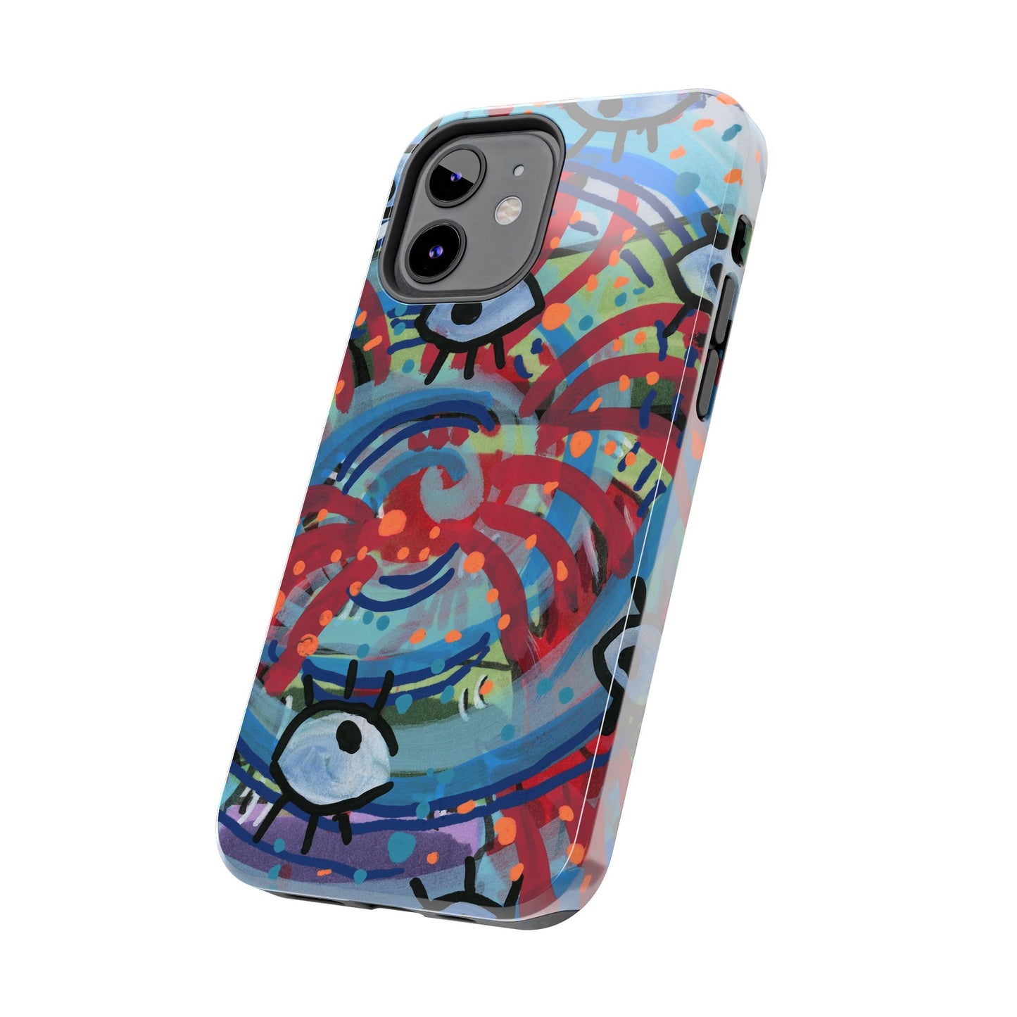 Eyeball Attack Tough Phone Cases