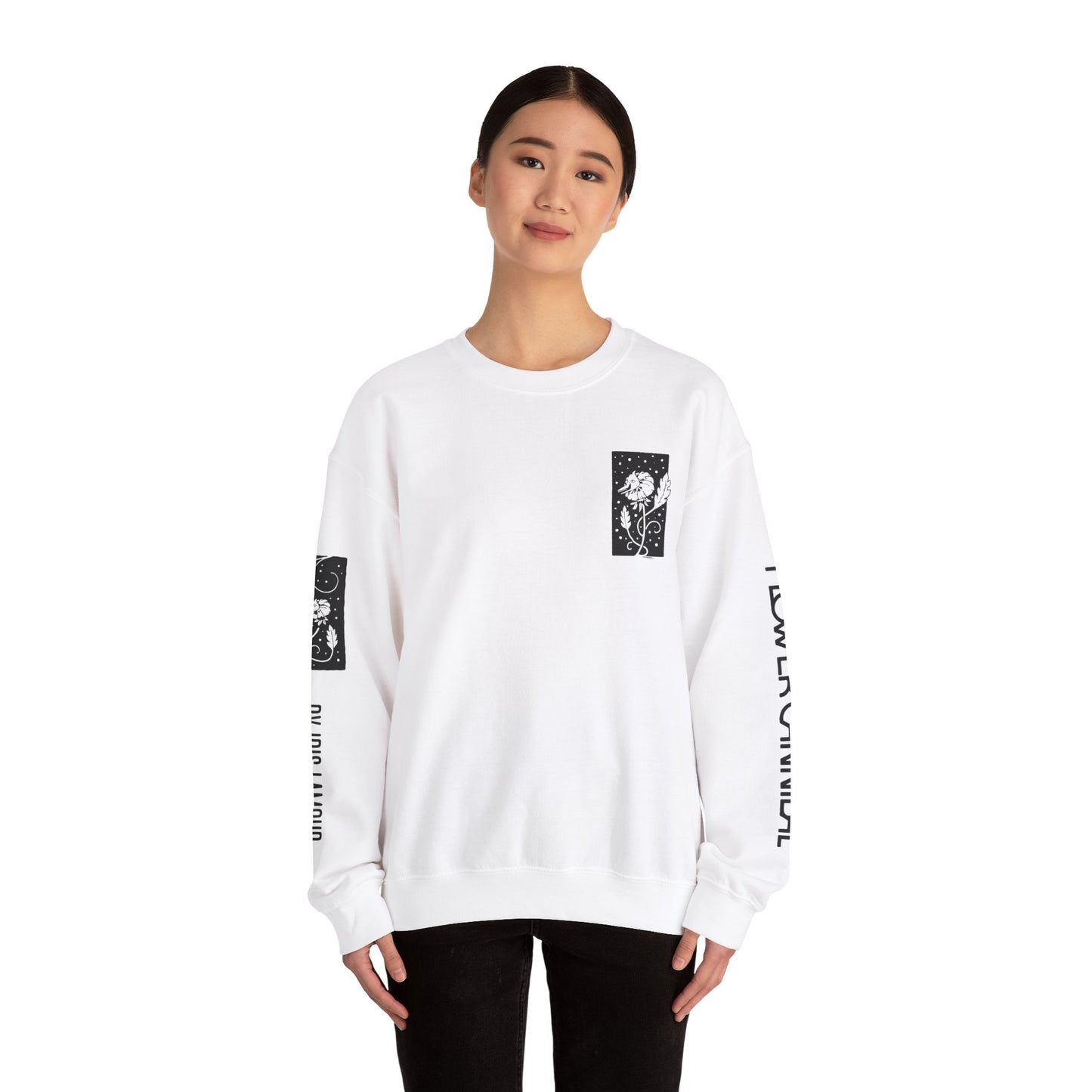 Crewneck Sweatshirt (Unisex Heavy Blend™) - Flower Cannibal