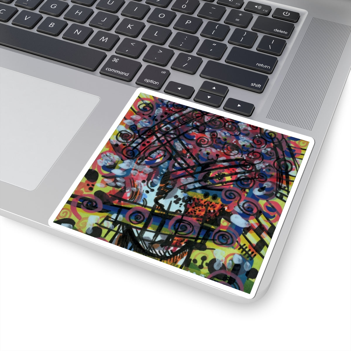 Flower Power Kiss-Cut Sticker