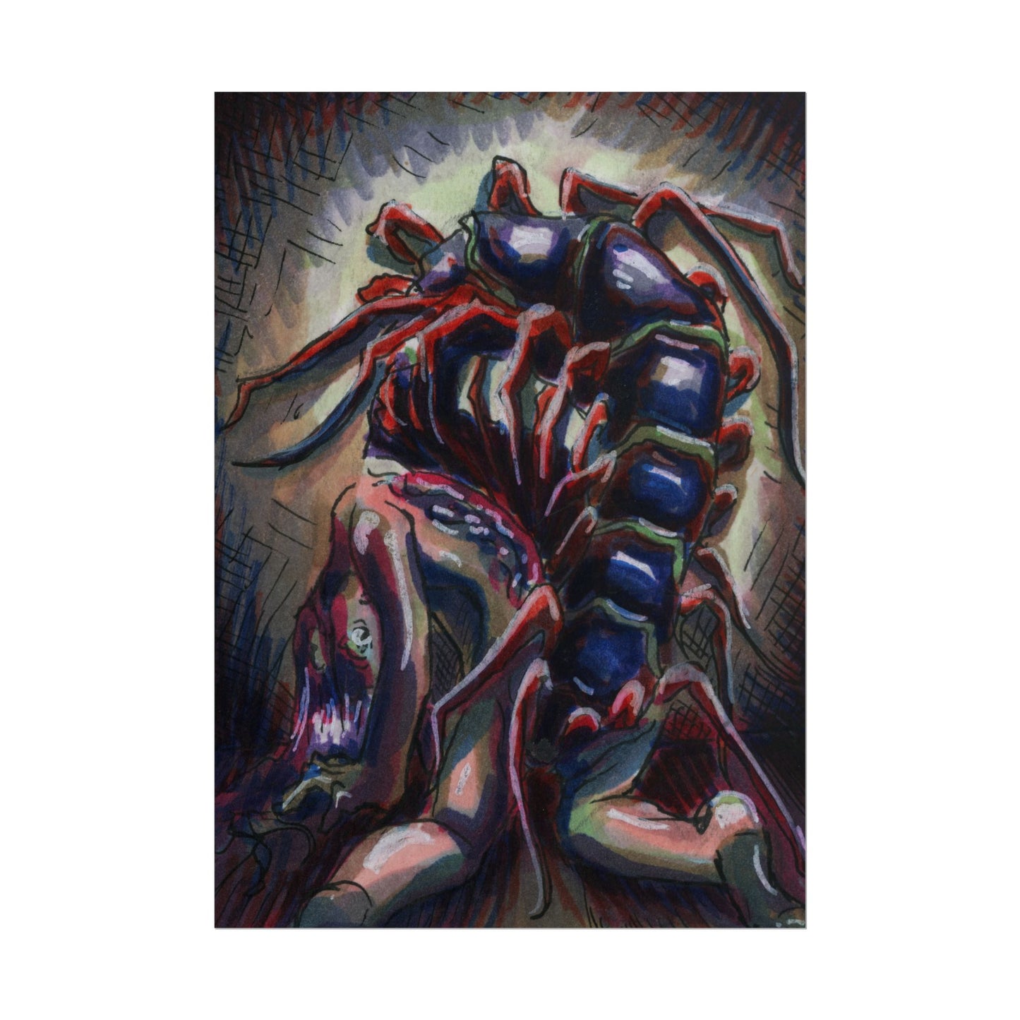 "Centipede Lady" poster