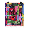 Abstracted Demon Matte Vertical Poster