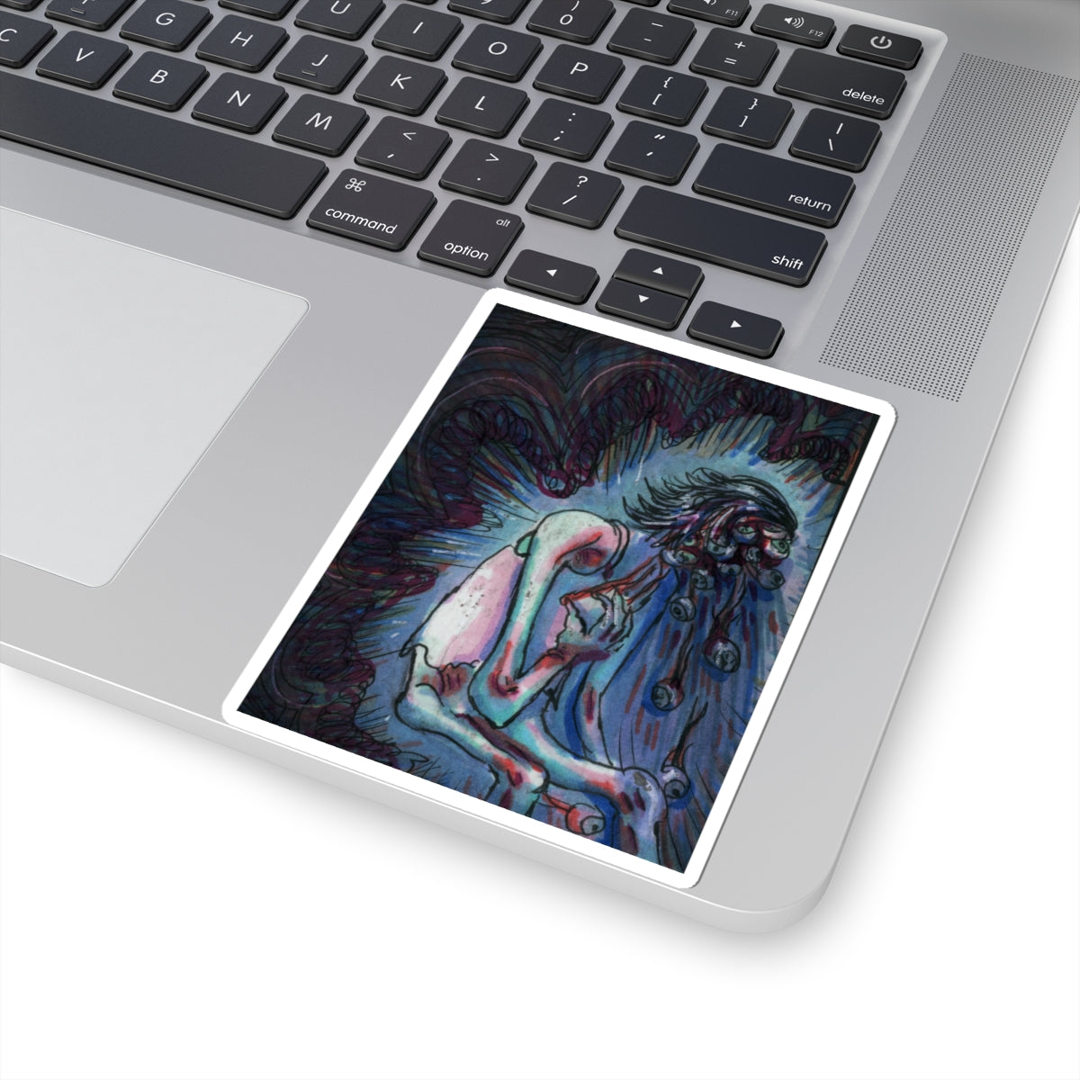 "Eyeball Vomit" sticker