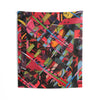 Abstracted Scraps Indoor Wall Tapestry