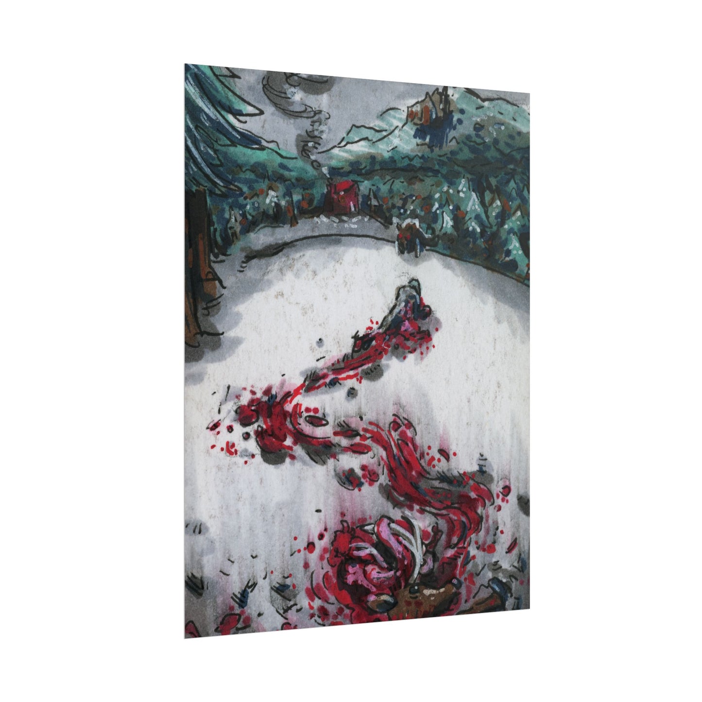 "Bloody Snow" poster