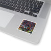 Flower Power Kiss-Cut Sticker