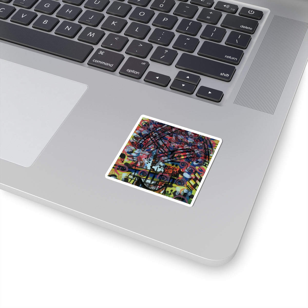 Flower Power Kiss-Cut Sticker