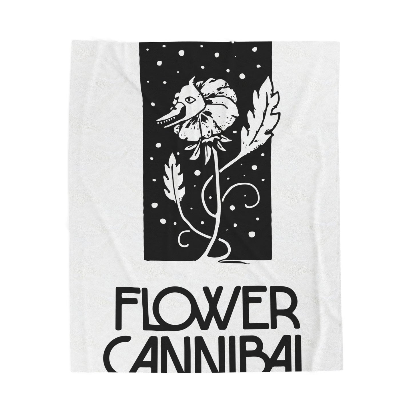 Plush Blanket - Flower Cannibal