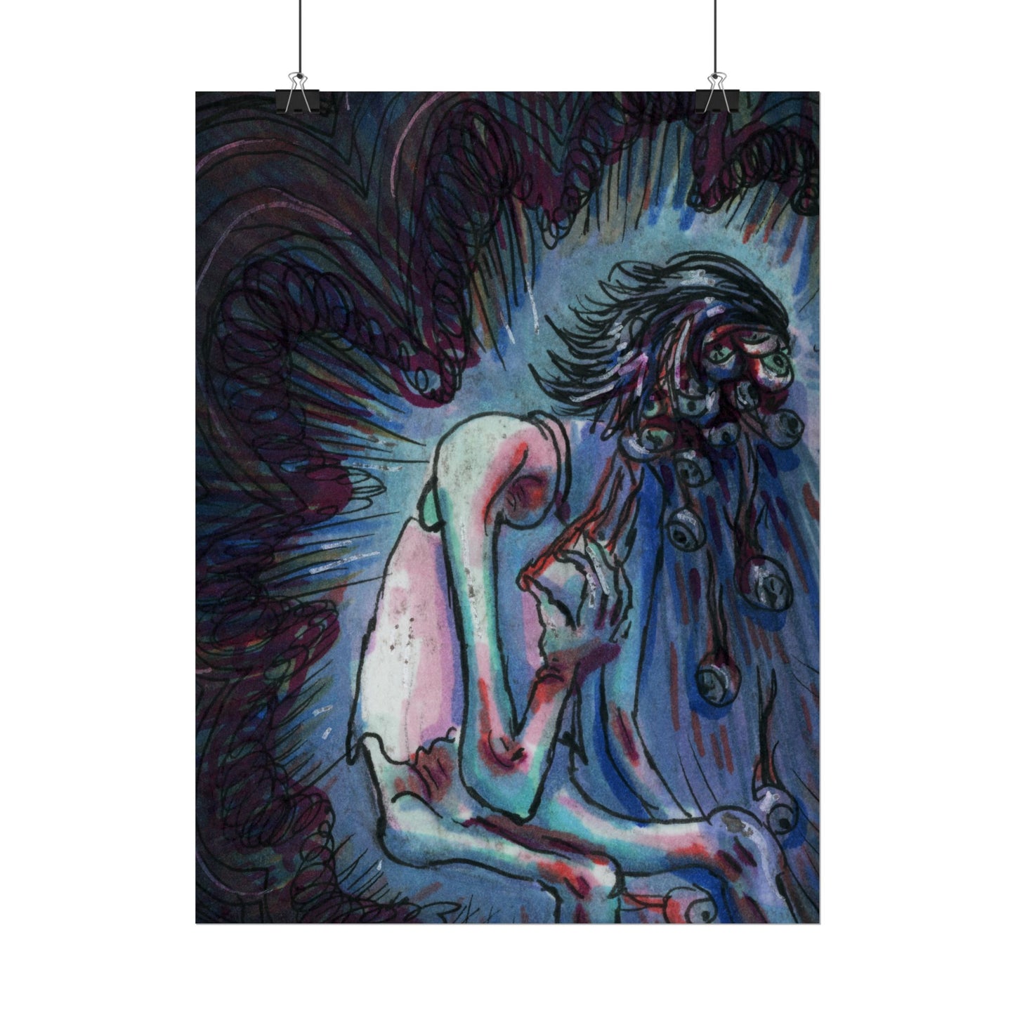 "Eyeball Vomit" poster