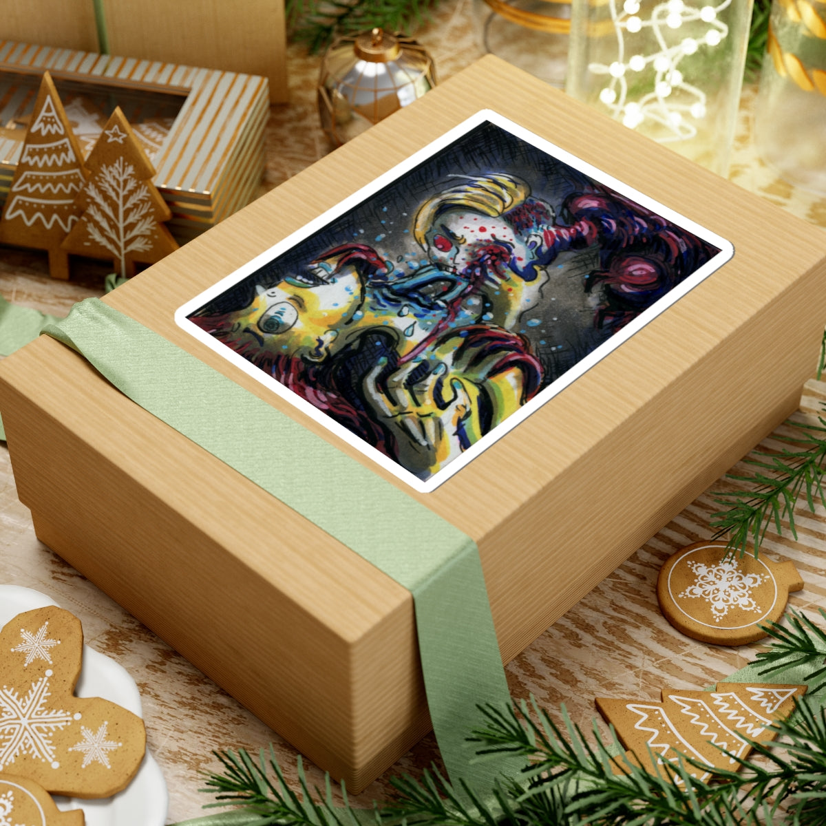 "Rip and Tear" sticker