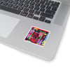 Abstracted Demon Kiss-Cut Stickers