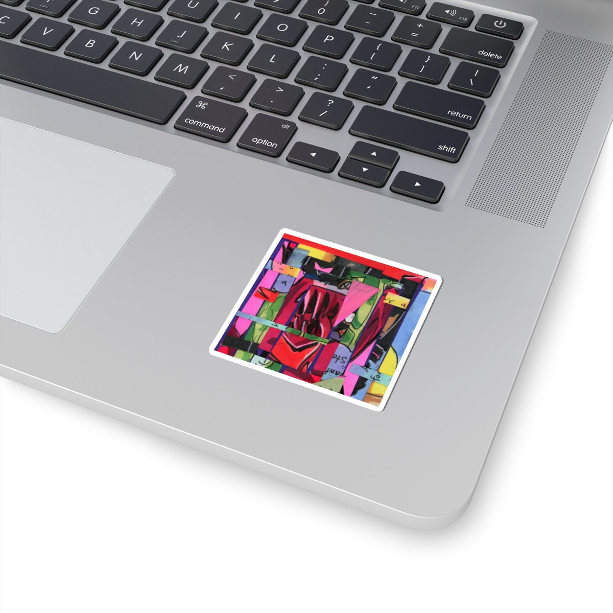 Abstracted Demon Kiss-Cut Stickers