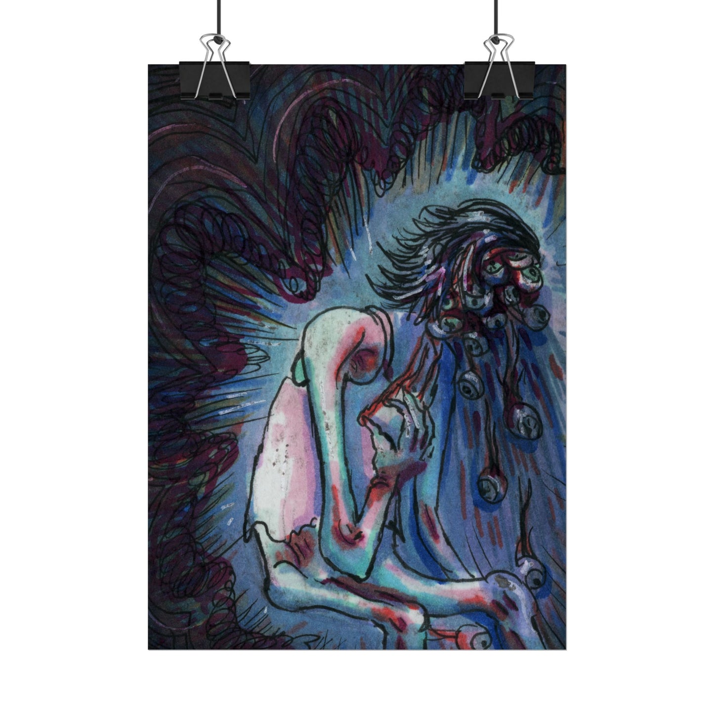 "Eyeball Vomit" poster