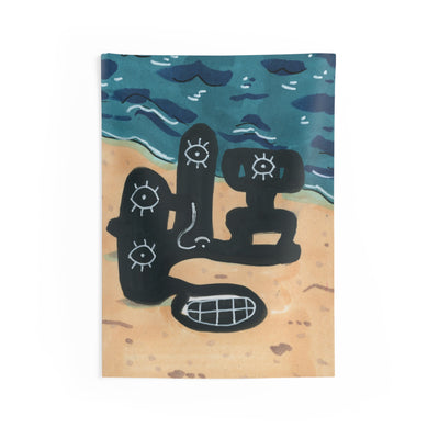 Beach time fun Indoor Wall Tapestry