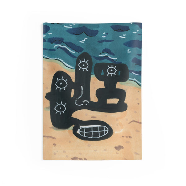 Beach time fun Indoor Wall Tapestry