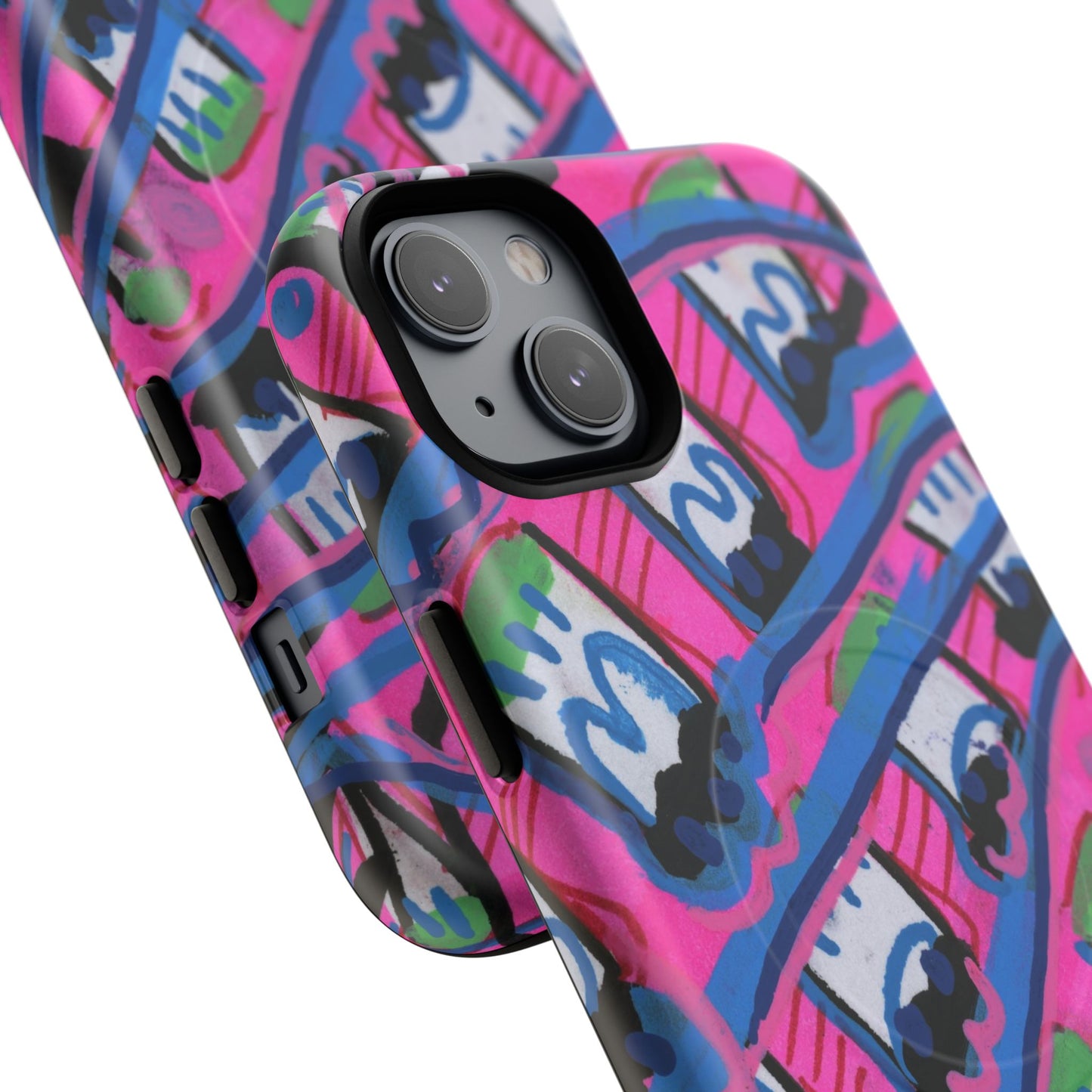 Pink Blast Tough Magnetic Case