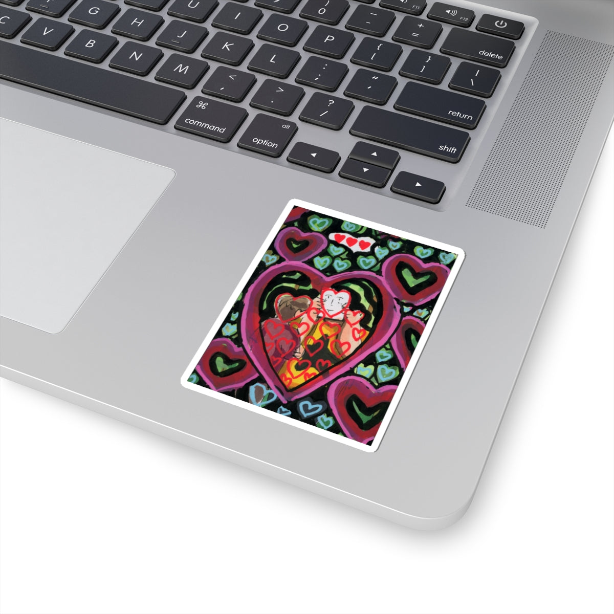 Toxic Love Kiss-Cut Sticker