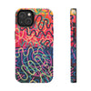 Colorful Squiggly Lines Tough Phone Cases