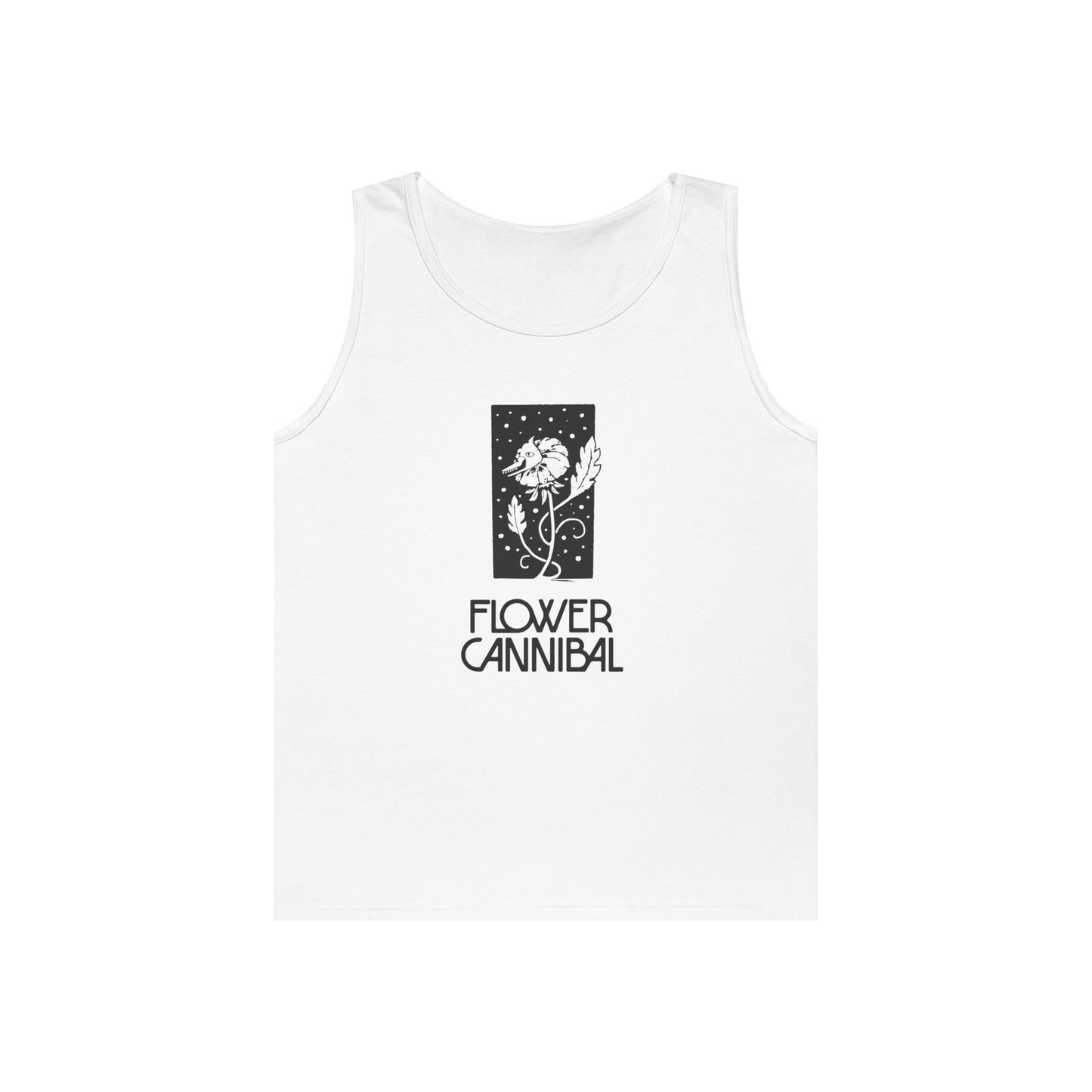 Unisex Heavy Cotton Tank Top - Flower Cannibal